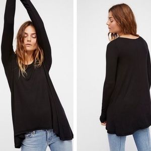Free People January Ribbed Longsleeve Top